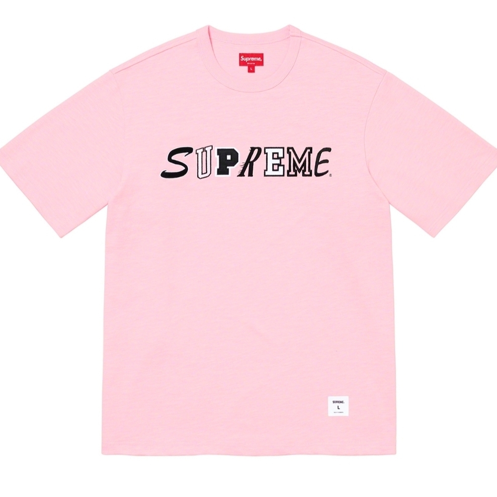 Supreme Pink Short Sleeve Tee